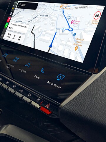Nieuwe PEUGEOT E-308 Touchscreen