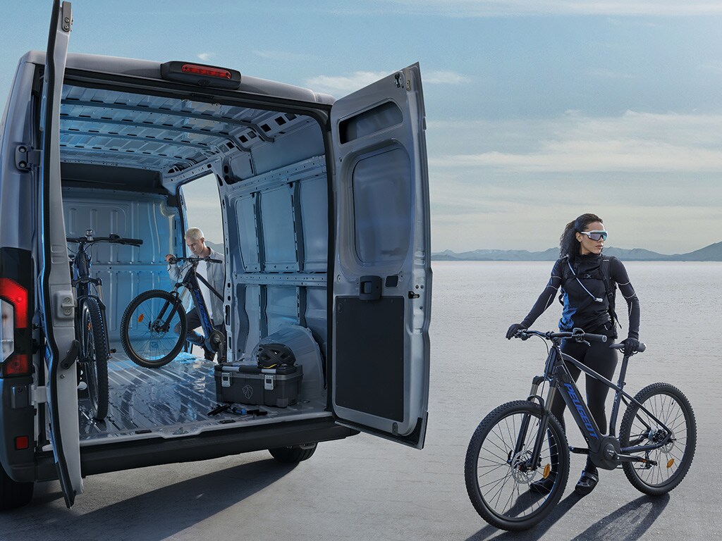 modulair interieurontwerp van de PEUGEOT E-BOXER